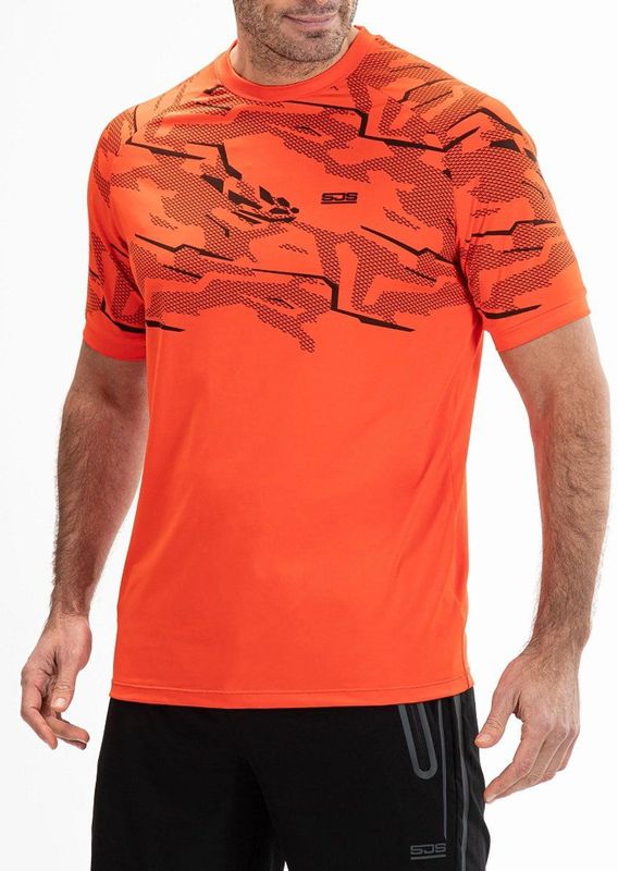 Sjeng Sports - Melbourne - T-Shirt - Hot Orange - Heren