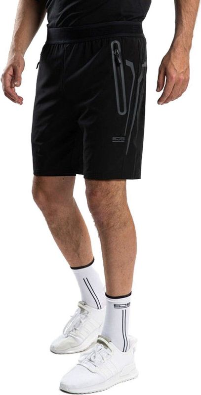 SJENG SPORTS - Ledger - Training Short - Zwart - Ademend Materiaal