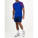 SJENG SPORTS - Mosley - Tennis T-shirt - Blauw - Korte Mouw