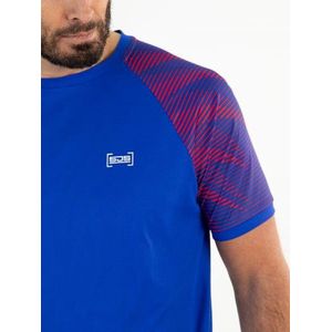 SJENG SPORTS - Mosley - Tennis T-shirt - Blauw - Korte Mouw