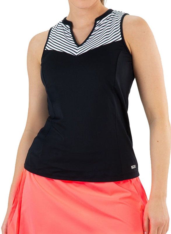 Sjeng Sports - Jolanthe Singlet - Dames - Donkerblauw - Single Jersey