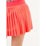Sjeng Sports - Lola - Tennisrok - Flame Coral - Geweven Stretch Poplin