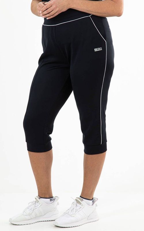 Sjeng Sports - Kat Plus Diekwartbroek - Donkerblauw - Foamy Interlock