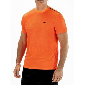 Sjeng Sports - Tex Tee - Tennis T-shirt - Oranje - Korte Mouw