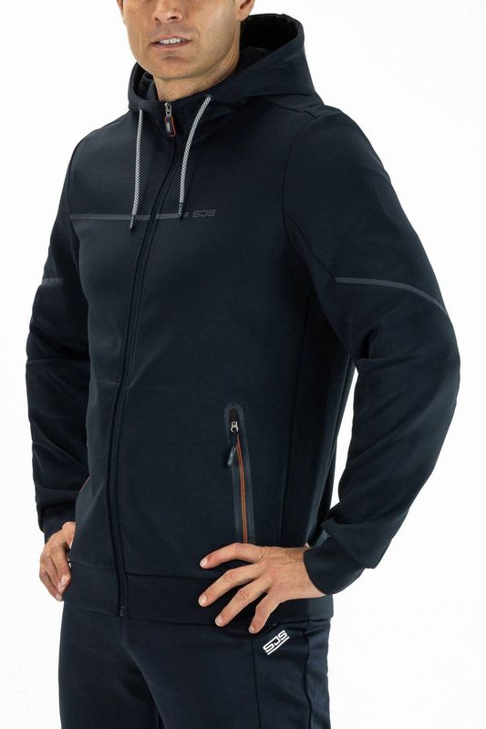 Sjeng Sports - Amos Hooded Vest - Donkerblauw - Heren