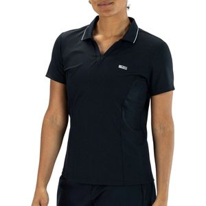 Sjeng Sports - Hyacinth Lady Polo - Donkerblauw - Korte Mouw - Dames