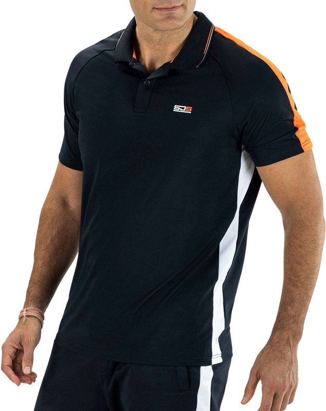 Sjeng Sports - Cillian - Polo T-Shirt - Donkerblauw - Korte Mouw