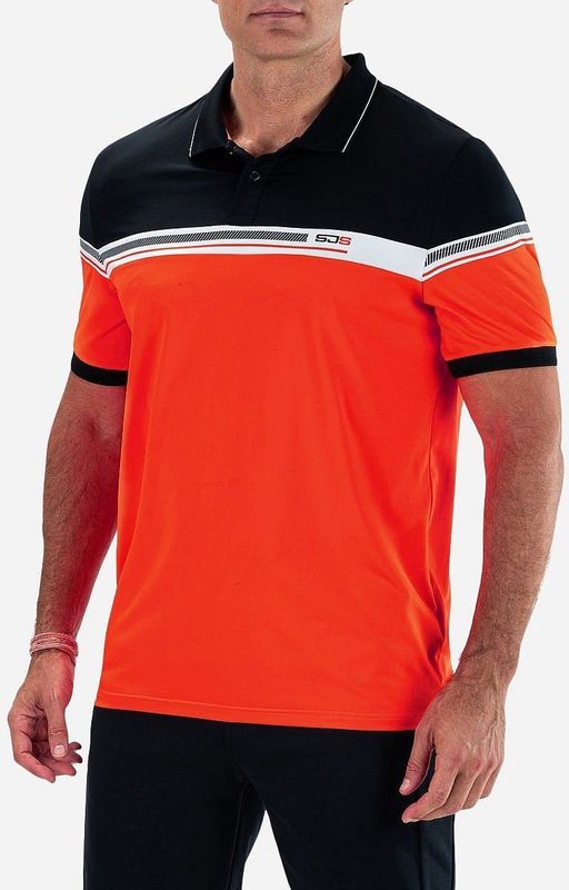 Sjeng Sports - Clarkson - Polo T-Shirt - Donkerblauw - Korte Mouw