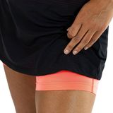 Sjeng Sports - Leda - Multisportrokje - Donkerblauw - Met Binnenbroekje - Vrolijke Kleur Vibrant Orange