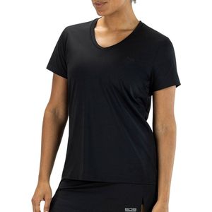 Sjeng Sports - Ines Tee - Tennis T-shirt - Zwart - Korte Mouw