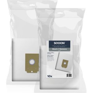 Bosch microvezel stofzuigerzakken 10 zakken + 1 filter (123schoon huismerk)