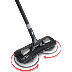 Shine Cyclonische Mop - Roterende dweil voor vloeren en ramen - Inclusief wasbare pads