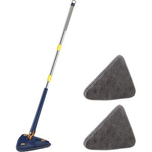 Shine multifunctionele mop- 360° draaibare verstelbare schoonmaak mop met uitwringfunctie