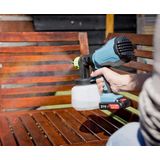 QLT - Verfspuit op Accu - Verfpistool - 800ML - Voor Watergedragen en Oplosmiddelhoudende Verf