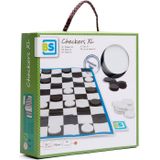 Dammen XL - Spelaccessoire - Hout - Waterdicht - 40 Pionnen