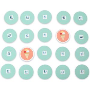 BS Toys Giga Zoete Memo Spel - memory - memory spelletje - educatief speelgoed - giga groot spel - geschikt vanaf 3 jaar