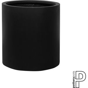 Bloempot Pottery Pots Natural Max M Black 43 x 43 cm