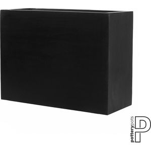 Pottery Pots - Bloempot Jort L - L95cm x W38cm x H72cm - Indoor en Outdoor - Black