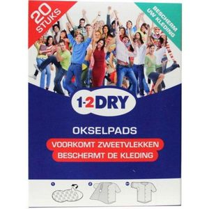 20 anti transpirant Okselpads – Wit – Medium