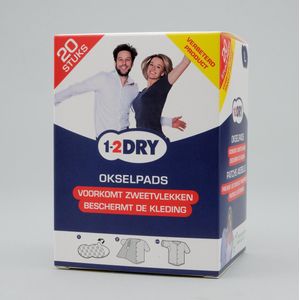 20 anti transpirant Okselpads – Wit – Large