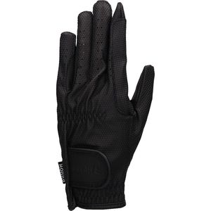 Horka Serino Paardrijhandschoenen Zwart Maat Xs