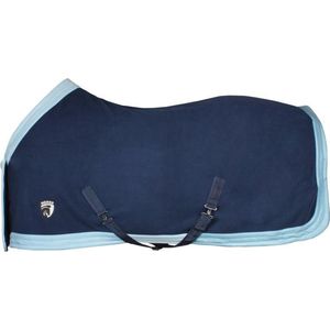 Fleece deken met borstflap (blauw)  - Horka