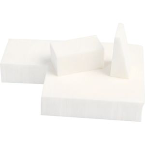 Make-up Studio Sliced Sponge Block Scheursponsjes White - 40 Stuks