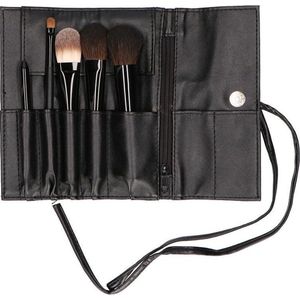 Make-up Studio - Penseeletui - Zwart - 5-vaks - Inclusief Kwasten