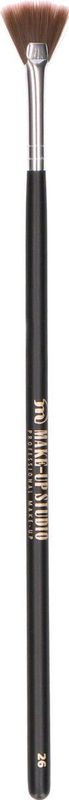 Make-up Studio - Waaierpenseel - Transparant - Nylon