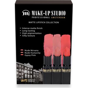 Make-up Studio Geschenkset - Lippenstift collectie - 3 matte lipsticks