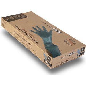 Visign Med - Ecologische Medische Wegwerp Handschoenen - Extra Large- 100st. - Eco handschoenen disposable