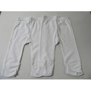 dirkje, meisje, legging set , wit , 3/ 4 lengte , 110 - 5 jaar
