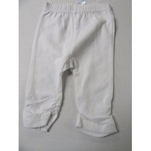 dirkje , meisje, legging set , wit , lengte 3 / 4  , 74 - 9 maand