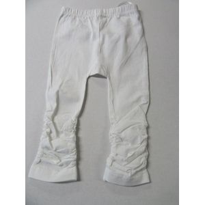 dirkje, meisje, legging , wit , lengte 3/4 ,  5 jaar  110