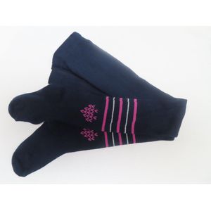 Dirkje - Maillot - Meisje - Marine met fuchia hartjes - 18-24 maand