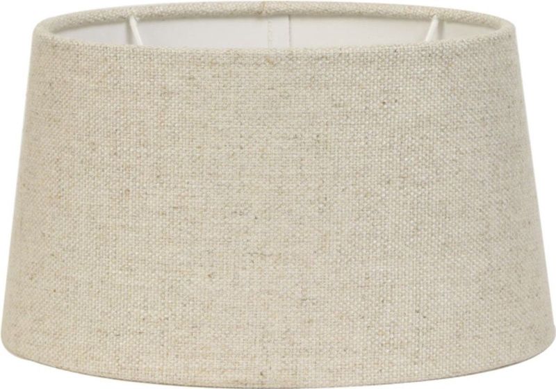 Light & Living Lampenkap N-Ellips Livigno - Naturel - 30x25x16cm - voor Tafellampen, Staande lamp