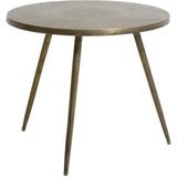 Light & Living Bijzettafel Monjas - Antiek Brons - Ø59cm - Luxe