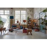 Light & Living Kap cilinder 25-25-18 cm VELOURS terra