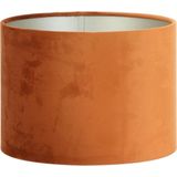 Light & Living Kap cilinder 25-25-18 cm VELOURS terra