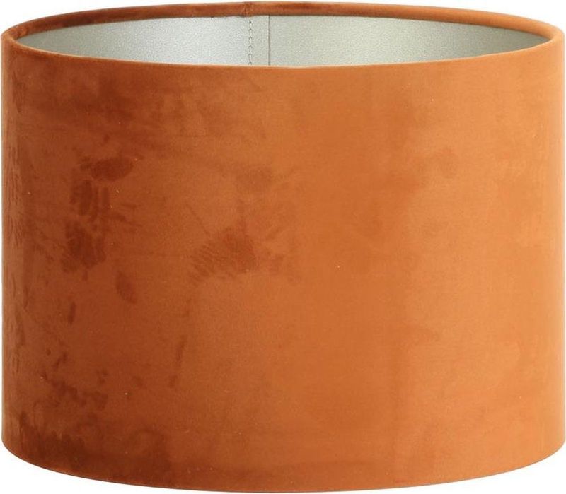 Light & Living Kap cilinder 25-25-18 cm VELOURS terra