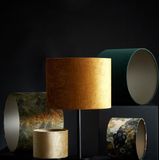 Light & Living Cilinder Lampenkap Gemstone - Goud - Ø30x21cm - voor Tafellampen, Hanglampen