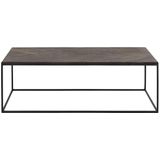 Light & Living Chisa Salontafel - Hout Bruin/Zwart - 120x65x40 cm