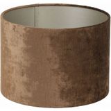 Light & Living - Gemstone - Lampenkap - Bruin - Textiel