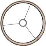 Light & Living - Lampenkap GEMSTONE - Ø25x18cm - Bruin