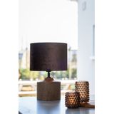 Light & Living - Lampenkap GEMSTONE - Ø25x18cm - Bruin