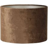 Light & Living - Lampenkap GEMSTONE - Ø25x18cm - Bruin