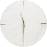 Light&Living - Moreno - Tafelklok - Wit - Metaal