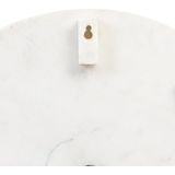 Light&Living - Moreno - Tafelklok - Wit - Metaal