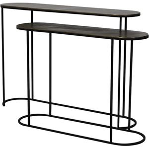 Light & Living Sidetable Bocov - Set van 2 stuks - Antiek Brons