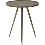 Light & Living Bijzettafel Envira - Antiek Goud - Ø51cm - Luxe